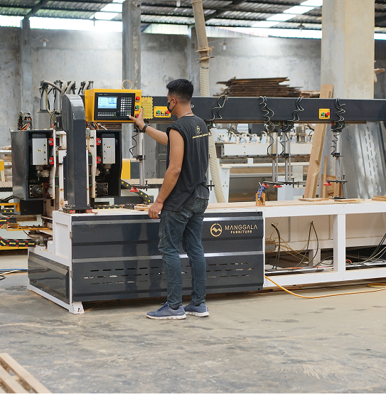 Manggala Furniture is a wood furniture manufacturer specializing in teak furniture production.