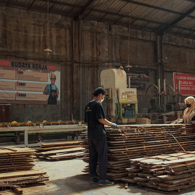 Kiln dry process